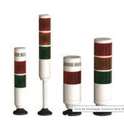 TORRE DE SINALIZACAO MT5C-2-CLP-RG 56MM 220VCA C/BASE C/ HAS