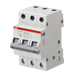 MINI DISJUNTOR SJ203 T C 6 - 3P 6A CURVA C