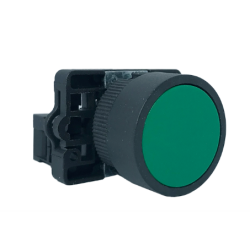 BOTAO BTA-CMVD DE IMPULSO C/ 1NA VERDE 22MM
