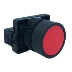 BOTAO BTA-CMVM DE IMPULSO C/ 1NF VERMELHO 22MM