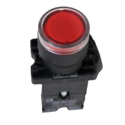 BOTAO 5BTA-CMVMCI24 COMANDO VERMELHO C/ SINALIZACAO  24VCC/CA 1NA 22MM LA5Y-EW346