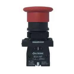 BOTAO BEA-GD01 EMERGENCIA GIRA DESTRAVA 40MM C/ 1NF VM FURO 22MM