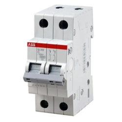 MINI DISJUNTOR SJ202 T C 6 - 2P 6A CURVA C