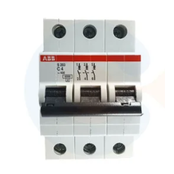 MINI DISJUNTOR S203 C 04 3P 4A CURVA C