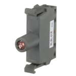 SOQUETE MLBL-01R 24VAC/DC P/ BOTAO C/ LED VERMELHO