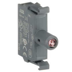 SOQUETE MLBL-05R 110-130VDC P/ BOTAO C/ LED VERMELHO