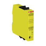 RELE SSR10 24DC DE SEGURANCA PARADA DE EMERGENCIA 3NA+1NF 2 ENTRADAS. SAIDA 3NA+1NF 24V