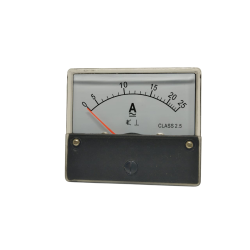 AMPERIMETRO 61 X 61   25A DIRETO QUADRADO