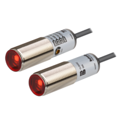 SENSOR FOTOELETRICO BRQM20M-TDTA NPN NA BARREIRA 12-24VCC CABO 2M=BR20M-TDTD