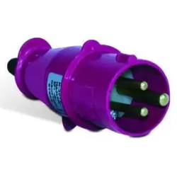 PLUG N 4072  3P+T 16A  24V 2H LILAS IP44