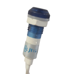 SINALEIRO OLHO DE BOI AZUL  24VCC