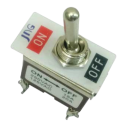 CHAVE RT-1221 BIPOLAR ALAVANCA LIGA - LIGA FIXA 15A 250V