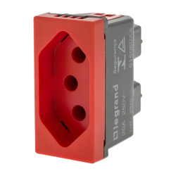 TOMADA S 8623/VM 2P+T 20A 250V BORNE