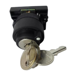 SELETOR S-LCG8D2C C/ CHAVE 2 POSICOES CURTA C/ RETORNO