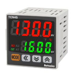 CONTROLADOR TEMPERATURA TCN4S-22R RELE/SSR 48X48 24VCC 2 SAIDAS ALARME