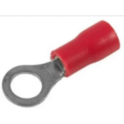 TERMINAL OLHAL  1.50MM FURO M4 VERMELHO PRE-ISOLADO
