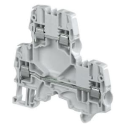 BORNE ZS 6-D2 DUPLO 6MM CZ 40A PASSO 6,0MM PARAFUSO