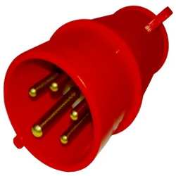 PLUG 432-EP6 3P+N+T 32A 380-415V = N5276