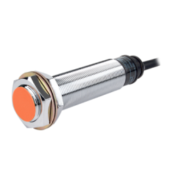 SENSOR INDUTIVO PRL18-5DP PNP NA 3 FIOS 12-24VCC FACEADO TIPO LONGO CABO 2M