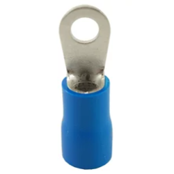 TERMINAL OLHAL  2.50MM FURO M4 AZUL PRE-ISOLADO