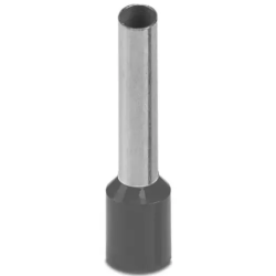 TERMINAL TUBULAR  4.00MM SIMPLES CINZA