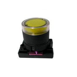 BOTAO S-LPRL3 IMPULSO AMARELO ILUMINADO