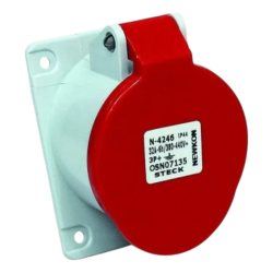 TOMADA N 4246 DE EMBUTIR 3P+T 32A 380V