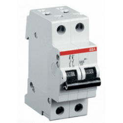MINI DISJUNTOR SH202 T C 2 - 2P 2A CURVA C