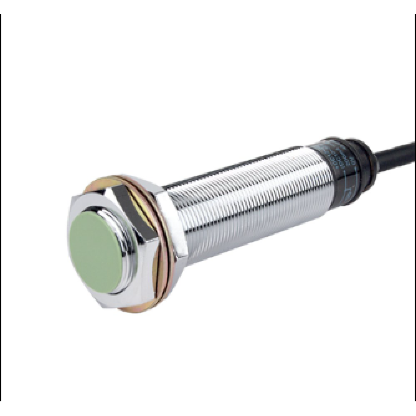 SENSOR INDUTIVO PRL18-5DN NPN NA 3 FIOS 12-24VCC FACEADO TIPO LONGO CABO 2M