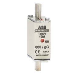 FUSIVEL NH 000 10A RETARDADO GR 500V OFAF000H10