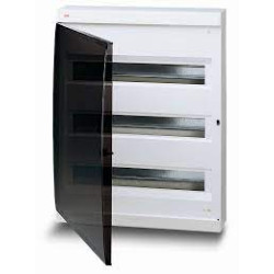 CENTRO 54 MODULOS DISTRIBUICAO DE EMBUTIR PORTA TRANSPARENTE 410X545X90