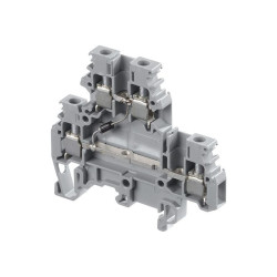 BORNE M  4/6.DD1 CINZA 115.184.04 DUPLO C/ DIODO 4MM