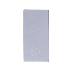 PULSADOR N1104 PR CAMPAINHA 10A MOD. PRATA UNNO