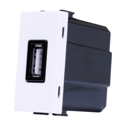 TOMADA USB 1 MODULO BIVOLT 750MA BRANCO N2185.BL LINHA ZENIT