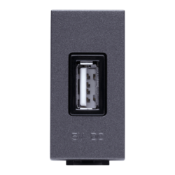 TOMADA USB 1 MODULO BIVOLT 750MA BRANCO N2185.AN LINHA ZENIT