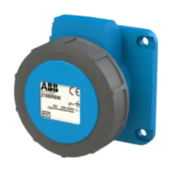 TOMADA 216-BRA6W EMBUTIR 2P+T 16A 200-250V AZUL  IP67 = S3046W