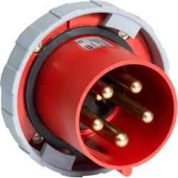 PLUG 4125-BU6W 3P+N+T 125A EMBUTIR 346-415V IP67 6H = 5646 (A) (S) (W)