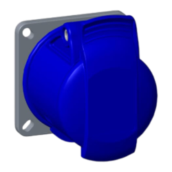 TOMADA 316-R9 3P+T 16A EMBUTIR 200-250V  = N4049