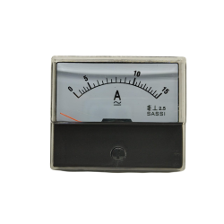AMPERIMETRO 61 X 61   15A DIRETO QUADRADO
