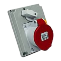 TOMADA S 4046T 3P+T 16A 380V