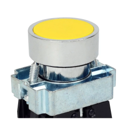 BOTAO S-LMRN3 IMPULSO AMARELO METALICO