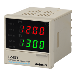 CONTROLADOR TEMPERATURA TZ4ST-R4R RELE 48X48 100-220VCA 1 ALARME + TRANSMISSAO 4-20MA