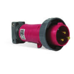 PLUG S 4072/W  3P+T 16A  24V LILAS  IP67