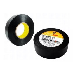 FITA ISOLANTE 1000-EN 18,0MMX10MX0.13MM PRETA TUBETE