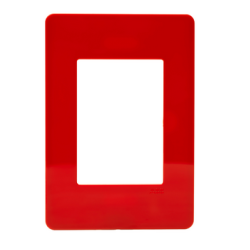 PLACA N1373.1 CE 4X2  3 MODULOS CEREJA UNNO