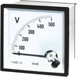 VOLTIMETRO 96 X 96 500V