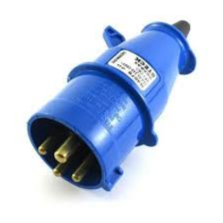 PLUG A 3076I 2P+T 16A 220V AZUL = N3076