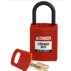 SAFEKEY - CADEADO COMPACTO - VERMELHO - SEGREDOS DIFERENCIAD SAFEKEY