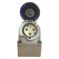 TOMADA S 3506DJ DE SOBREPOR 2P+T 63A 220V COM DISJUNTOR VISOR MOVEL