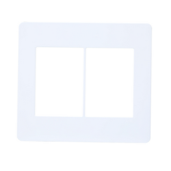 PLACA N1673.6 BL 3+3 4X4 BRANCO UNNO